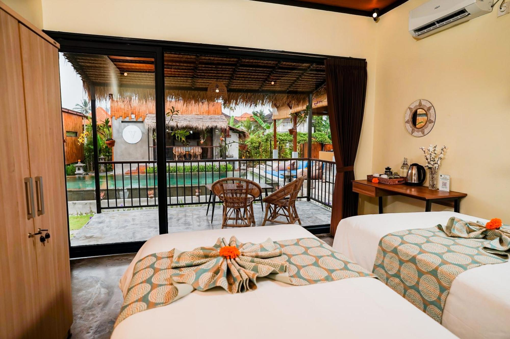 Nila Chandra Bungalows Ubud Esterno foto