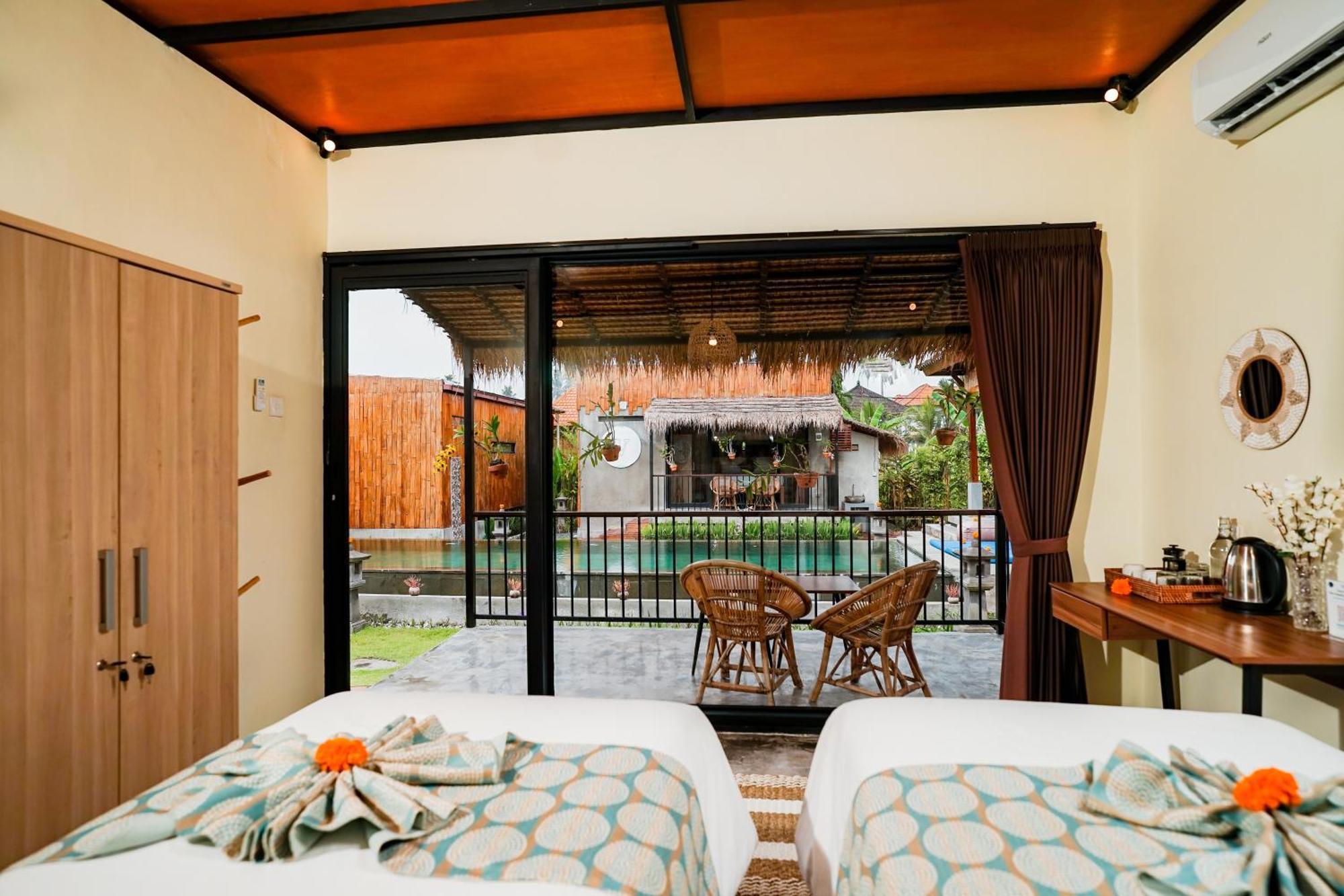 Nila Chandra Bungalows Ubud Esterno foto