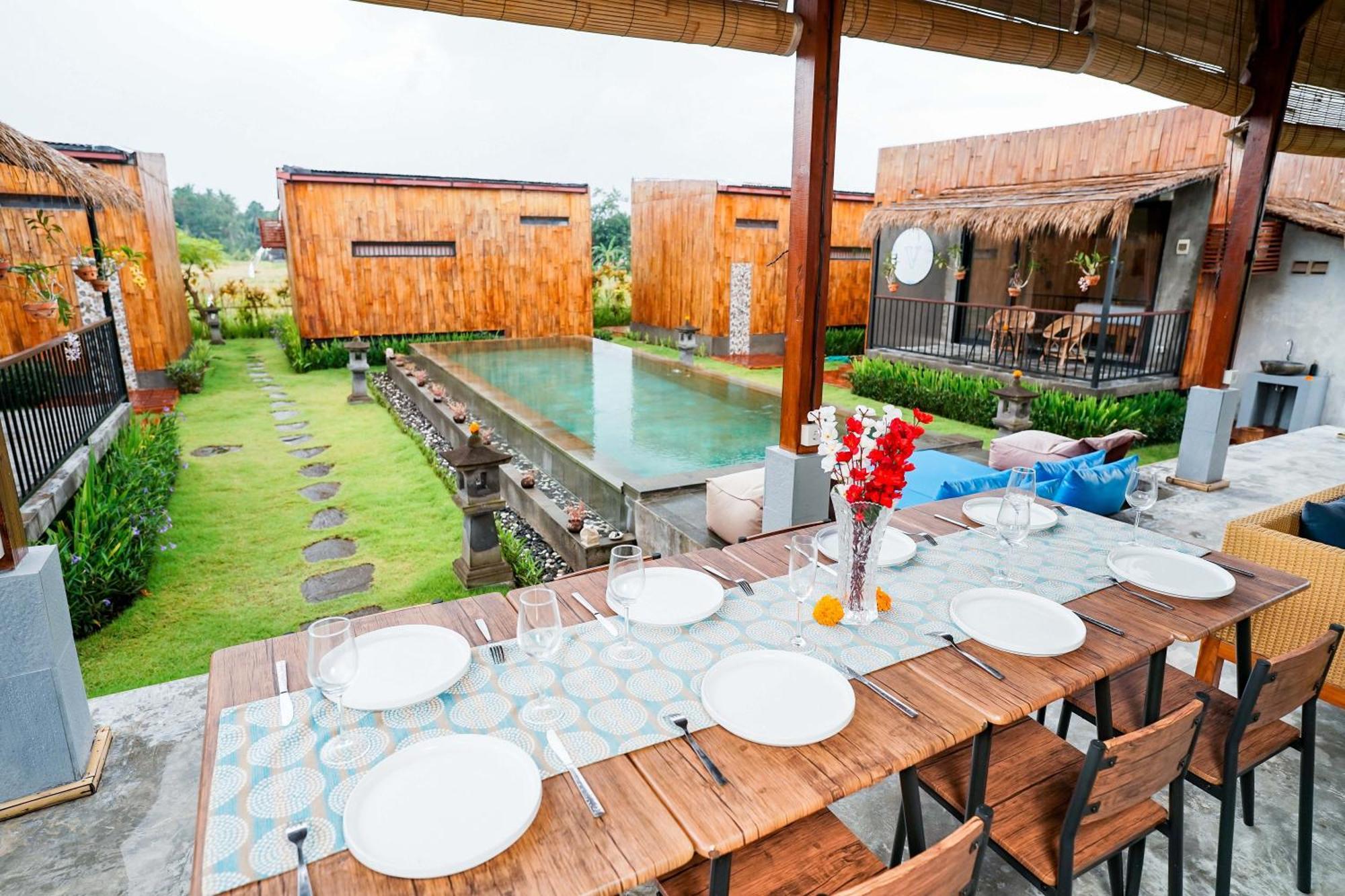 Nila Chandra Bungalows Ubud Esterno foto